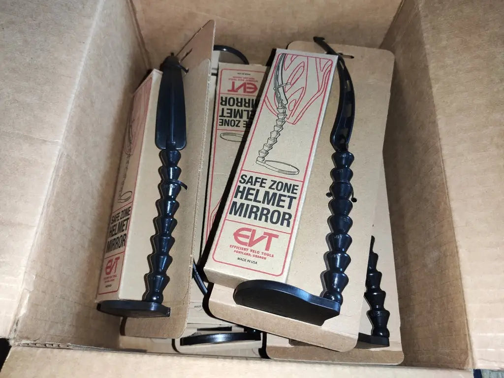 THE FAMOUS EVT SAFE ZONE MIRROR IS NOW AVAILABLE IN THE SHOP!