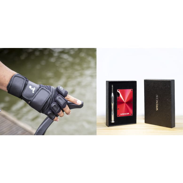 GANTS GYRORIDERZ VERSION ÉTÉ - S / Noir / COMBO X WRENCER RED - GyroRideRz