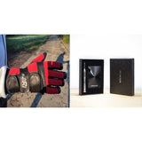 GYRORIDERZ GLOVES WITH INTEGRATED Wristguards 2.0 - S / Red and Black / Combo X Wrencer Black - GyroRideRz